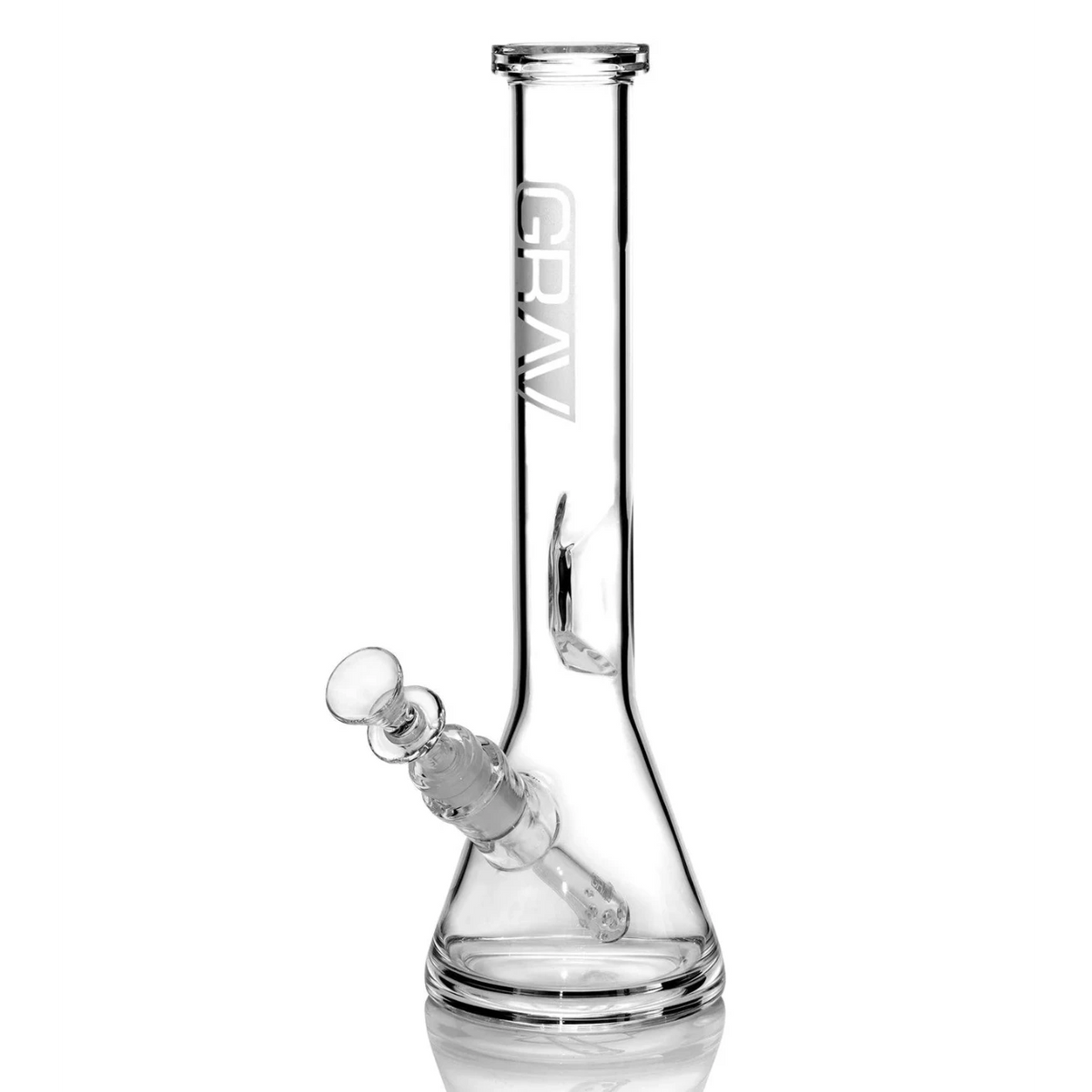 GRAV Medium Clear Beaker Base Water Pipe